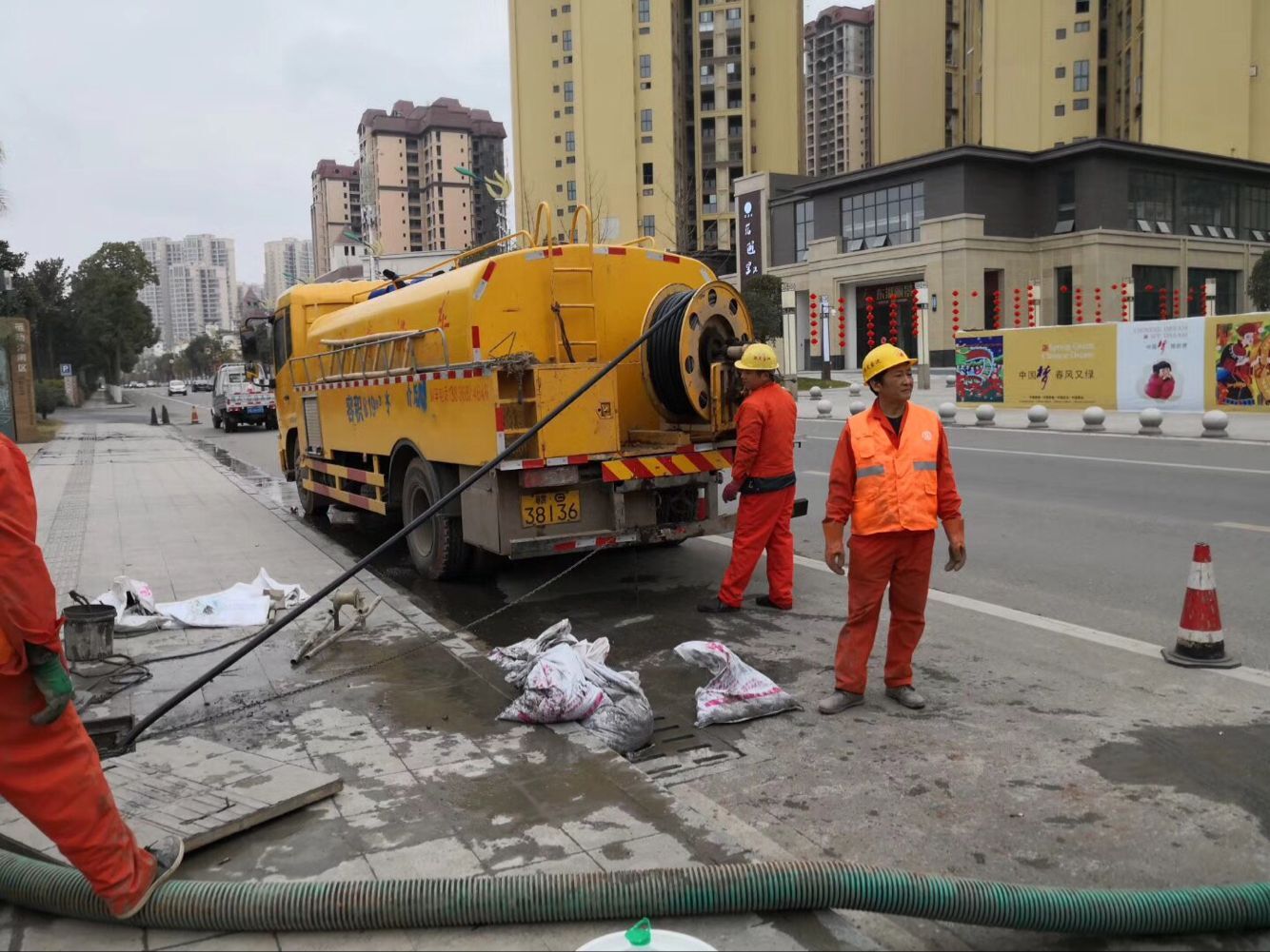 鸡东排污管道清淤-管道清洗
